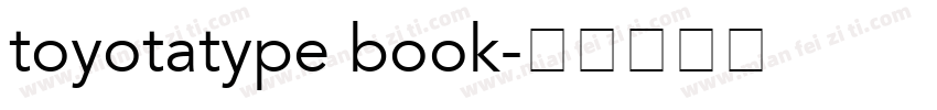 toyotatype book字体转换